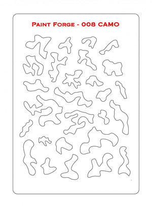 Paint Forge PFST008L STENCIL - CAMO – Bild 2
