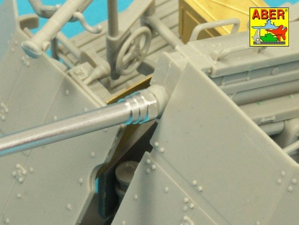 Aber 35L-319 German 5 cm barrel for AA guns Flak 41 1/35 – Bild 10