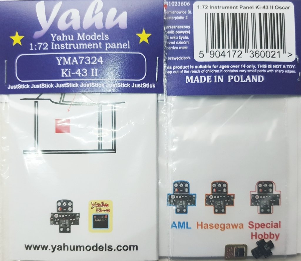 Yahu Models YMA7324 Ki-43 II 1/72 
