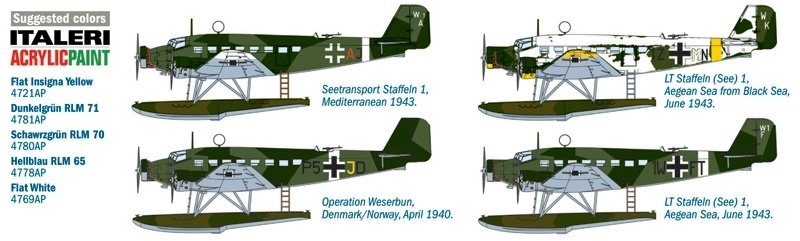 Italeri 1339 Ju 52/3 m See 1/72 – immagine 2