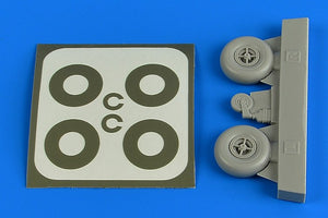 Aires 2224 Bucker Bu 131 wheels &amp;amp; paint masks 1/32