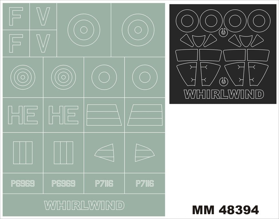 Montex MM48394 WHIRLWIND TRUMPETER 2890 1/48