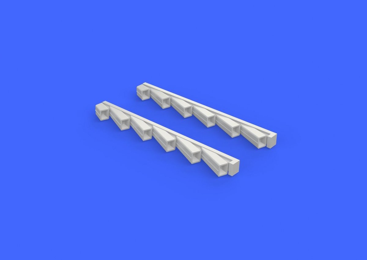 Eduard 648281 MC.202 exhaust stacks EDUARD, HASEGAWA 1/48 – immagine 2
