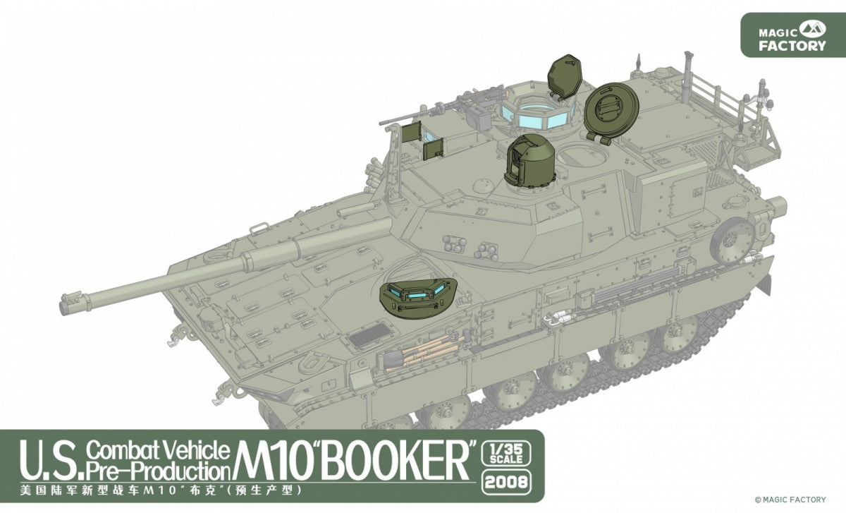 Magic Factory 2008 Véhicule de combat américain M10 « Booker » 1/35 – image 7