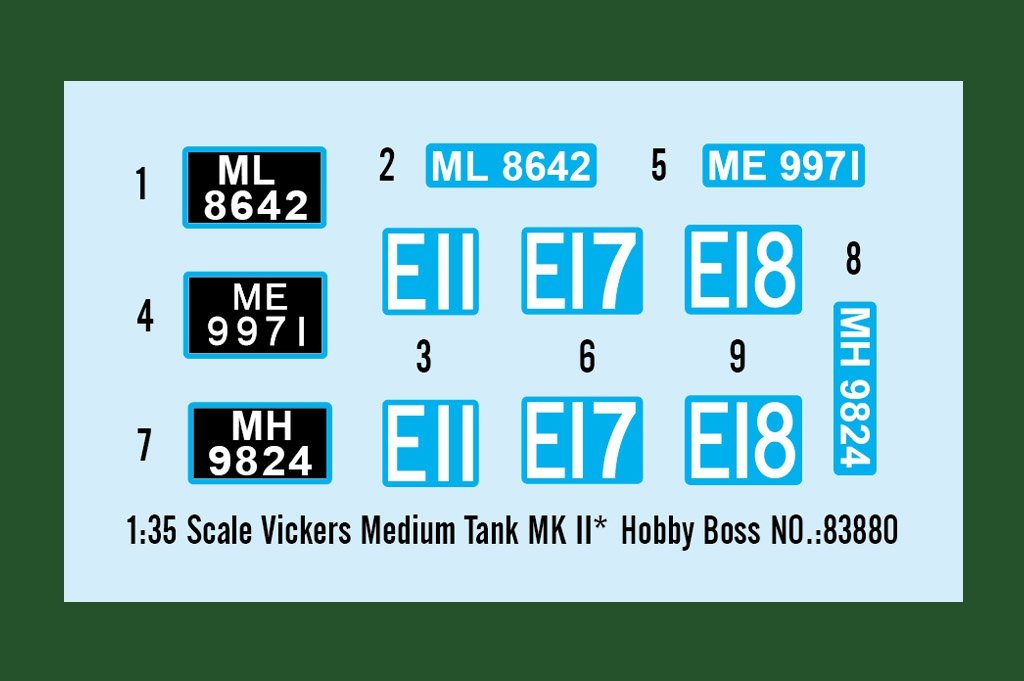 Hobby Boss 83880 Vickers Medium Tank MK II 1/35 – immagine 3