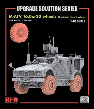 Roues Rye Field Model 2060 M-ATV 16.0xr20 (impression 3D) - Solution de mise à niveau 1/48
