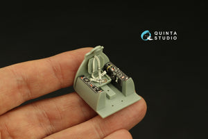 Intérieur imprimé en 3D et coloré sur papier décalcomanie Quinta Studio QD48392 F8F-1 Bearcat (Academy) 1/48 – image 7
