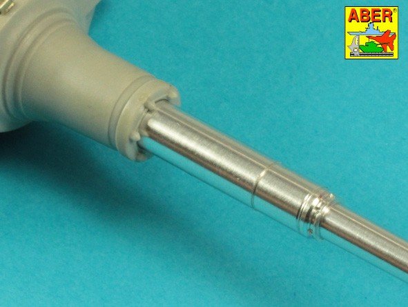 Aber 35L-335 Canon allemand de 88 mm KwK 43 L/71 sans frein de bouche pour Tiger II, Ausf.B Serien Turm &amp;amp; Jagdpanther -fin 1/35 – image 5