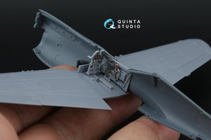Intérieur imprimé en 3D et coloré sur papier décalcomanie Quinta Studio QD72216 P-40N Warhawk (Special Hobby) 1/72  – image 5