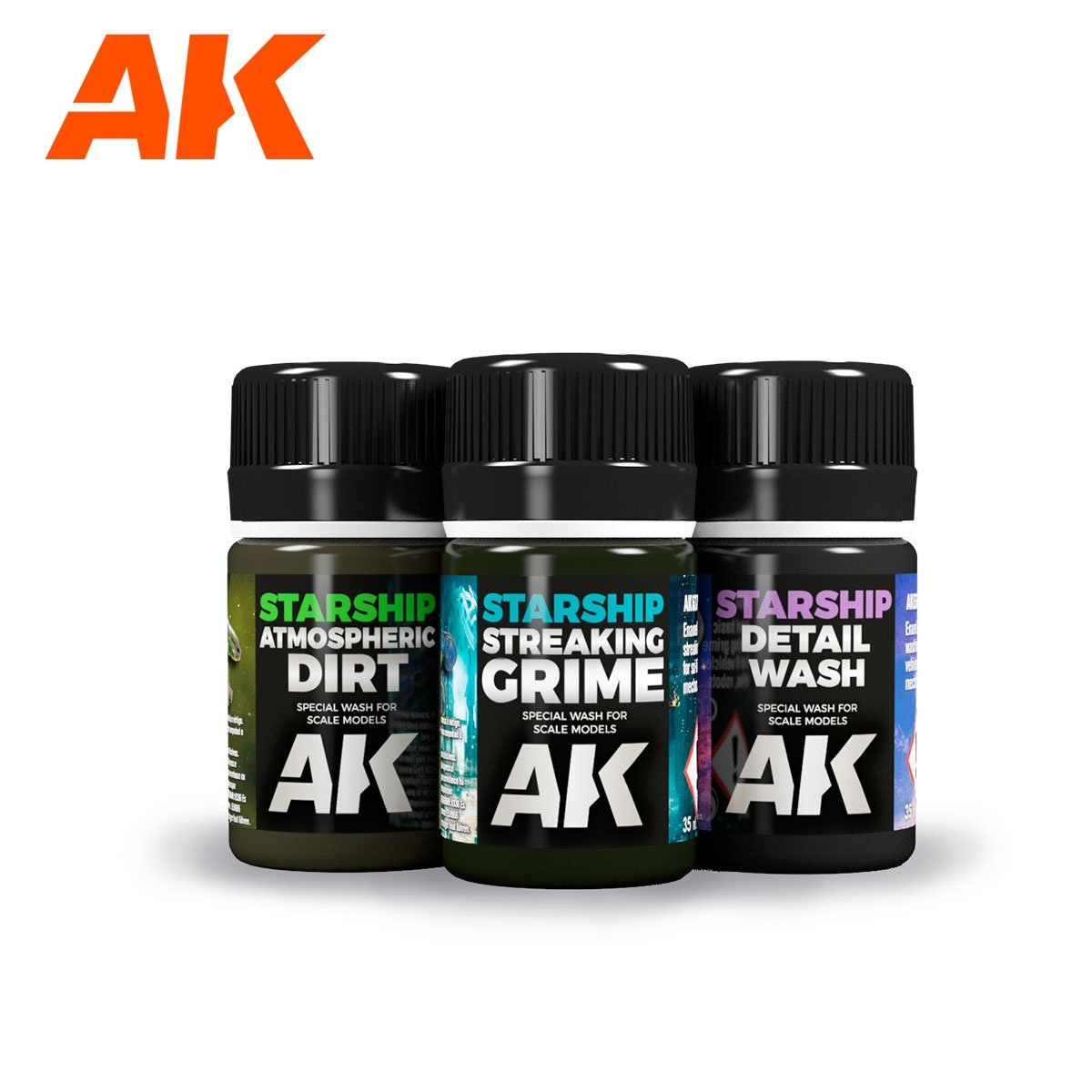 Coffret de science-fiction Weathering AK639 d&amp;#39;AK Interactive (3 x 35 ml) – image 2