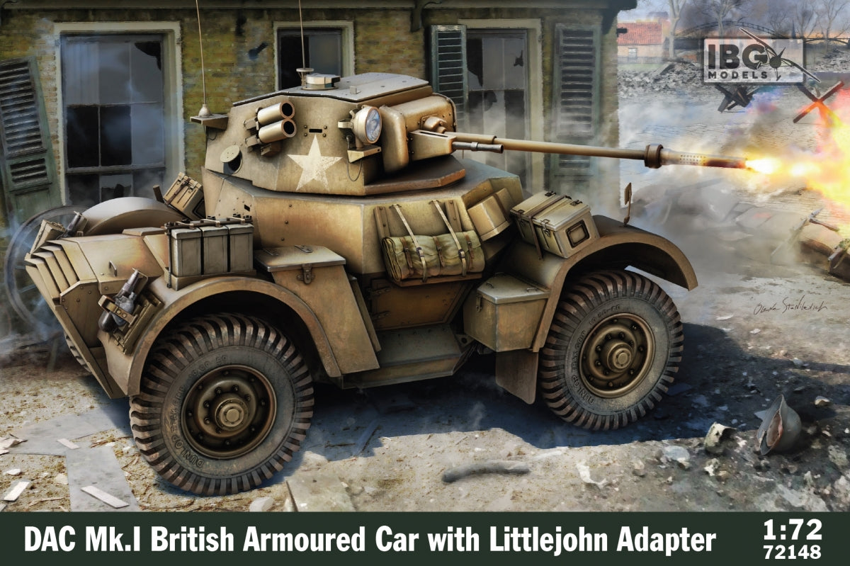 IBG 72148 DAC Mk.I British Armored Car with Littlejohn adapter 1/72