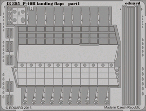 Eduard 48895 P-40B landing flaps AIRFIX 1/48