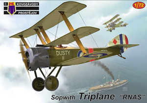 Kovozavody Prostejov KPM0338 Triplan Sopwith « RNAS » 1/72