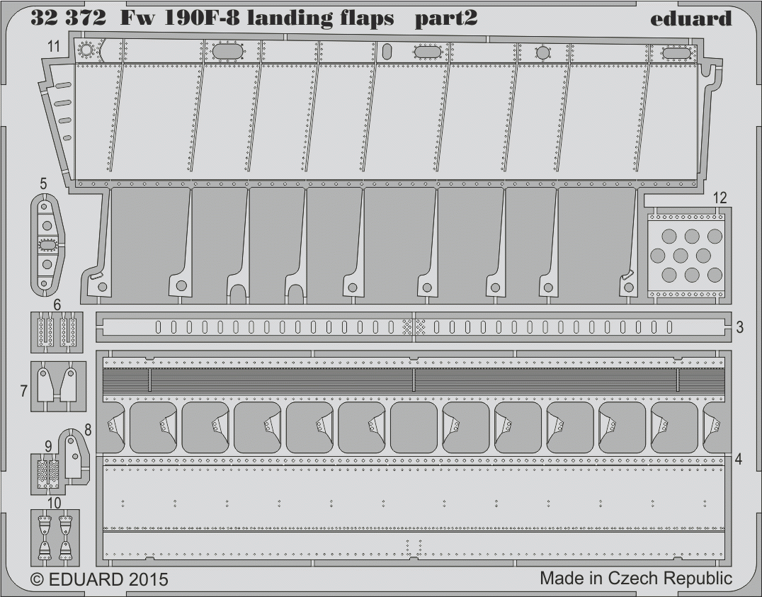 Eduard 32372 Fw 190F-8 landing flaps 1/32 Revell – Bild 2