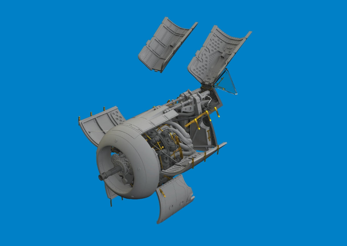 Eduard 6481102 Fw 190A-6 engine &amp;amp; fuselage guns EDUARD 1/48