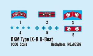 Hobby Boss 83507 DKM Type lX-B U-Boat 1/350 – immagine 2