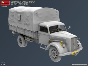 MiniArt 35459 German 3t Cargo Truck 3.5-36s Late Production 1/35 – Bild 2