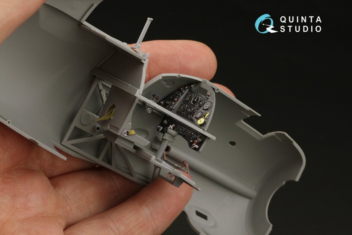 Quinta Studio QD32135 Gloster Gladiator Mk II 3D-Printed &amp;amp; coloured Interior on decal paper (ICM) 1/32 – Bild 3