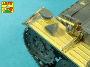 Aber 48041 Pz.Kpfw..38 (t) Ausf. E/F/G Niemiecki czołg Pz.38 (t) cz.2-błotniki / German tank Pz.Kpfw. 38 (t) Ausf.. E/F/G Vol.2-Fenders 1/48 – immagine 12