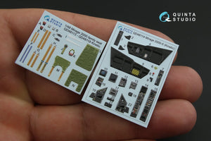 Quinta Studio QD48114 Mirage 2000-5 3D-Printed &amp;amp; coloured Interior on decal paper (for Kinetic kit) 1/48 – zdjęcie 2