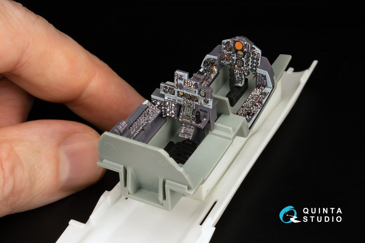 Quinta Studio QDS+48486 F-4N Phantom II 3D-Printed &amp;amp; coloured Interior on decal paper (Academy) (Small version) (with 3D-printed resin parts) 1/48 – immagine 10
