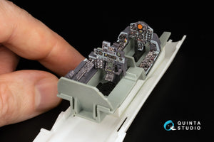 Quinta Studio QDS+48486 F-4N Phantom II 3D-Printed &amp;amp; coloured Interior on decal paper (Academy) (Small version) (with 3D-printed resin parts) 1/48 – immagine 10
