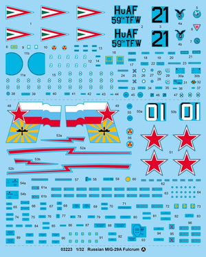 Trumpeter 03223 Russian MIG-29A Fulcrum 1/32 – image 5