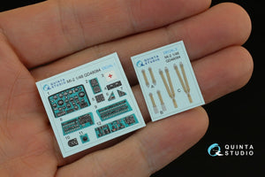 Intérieur imprimé en 3D et coloré sur papier décalcomanie Quinta Studio QD48005 La-5 (pour kit Zvezda) 1/48 – image 5