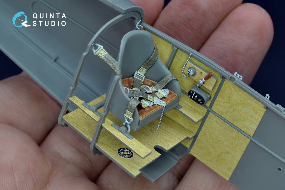 Quinta Studio QD32071 Albatros D.III OAW 3D-Printed &amp;amp; coloured Interior on decal paper (for Roden kit) 1/32 – imagen 6