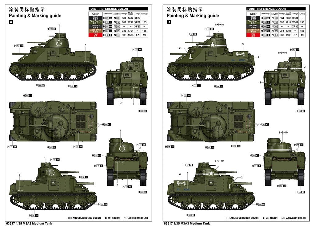 I Love Kit 63517 M3A3 Medium Tank 1/35 – immagine 3