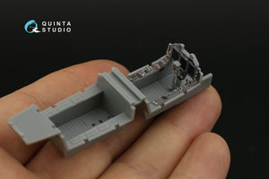 Quinta Studio QDS-48458 MiG-29K 3D-Printed coloured Interior on decal paper (HobbyBoss) (Small version) 1/48 – immagine 8