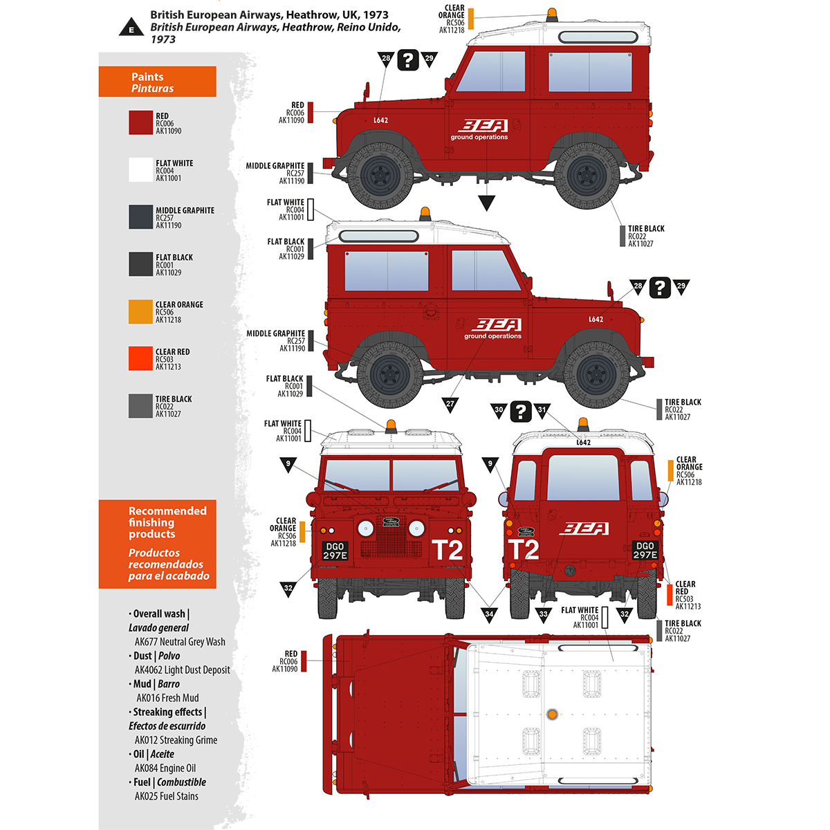 AK Interactive AK35013 LAND ROVER 88 SERIES IIA STATION WAGON 1/35 – zdjęcie 20