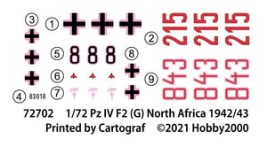 Hobby 2000 72702 Pz.Kpfw.IV Ausf.F2 (G) North Africa 1942 – DRAGON + CARTOGRAF 1/72 – Bild 3