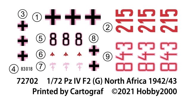 Hobby 2000 72702 Pz.Kpfw.IV Ausf.F2 (G) North Africa 1942 – DRAGON + CARTOGRAF 1/72 – Bild 3