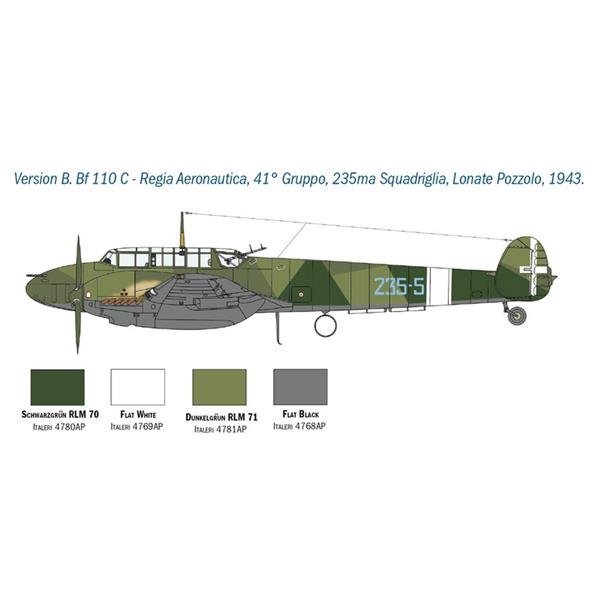 Italeri 2794 MESSERSCHMITT BF-110 C/D 1/48 – immagine 7