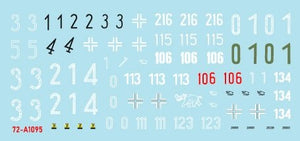 Star Decals 72-A1095 Tiger I. sPzAbt 502 # 1. Initial / Early / Mid production Tigers. 1/72 – zdjęcie 2