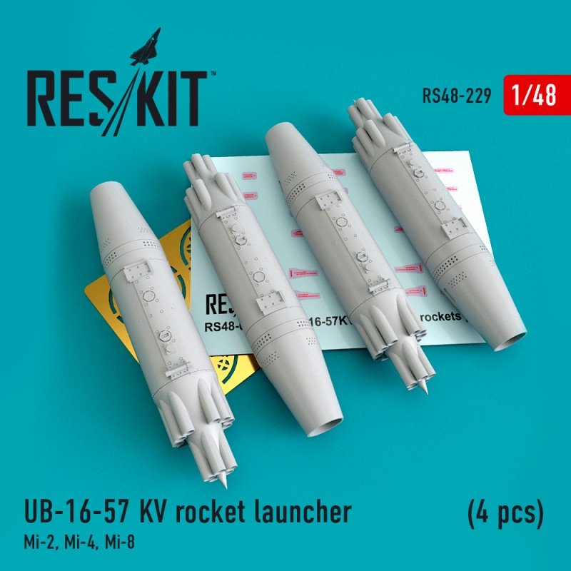 Lance-roquettes RESKIT RS48-0229 UB-16-57 KV (4 pièces) 1/48