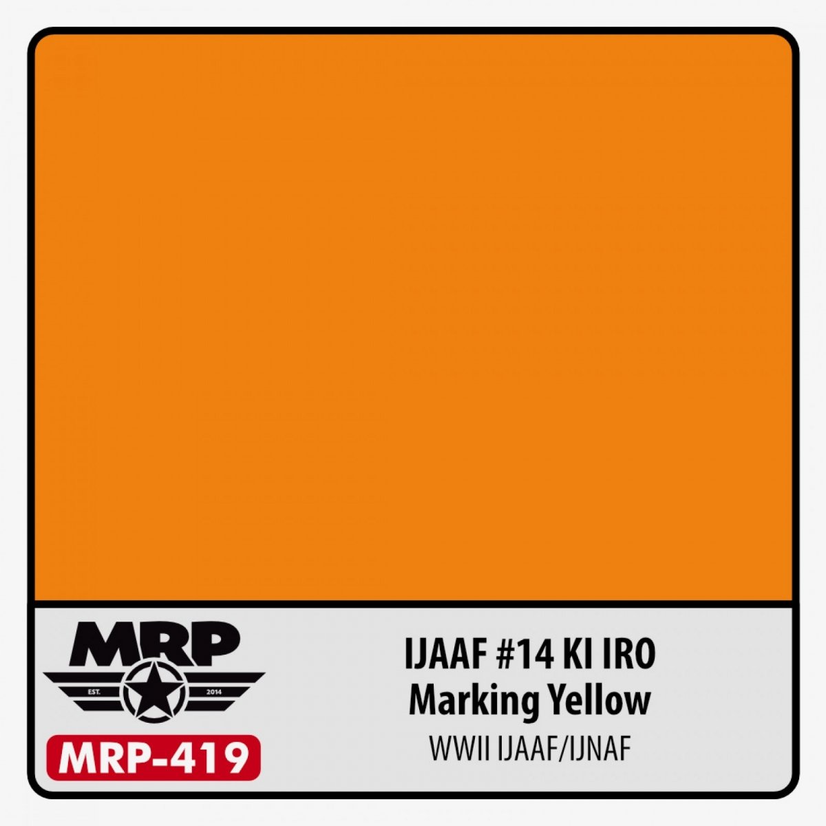 M. Peinture MRP-419 MRP-419 IJAAF #14 Ki Iro (Marquage Jaune) 30ml