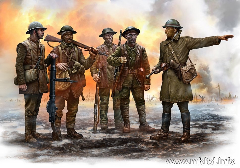 Master Box 35146 British Infantry, Somme Battle period, 1916 1/35