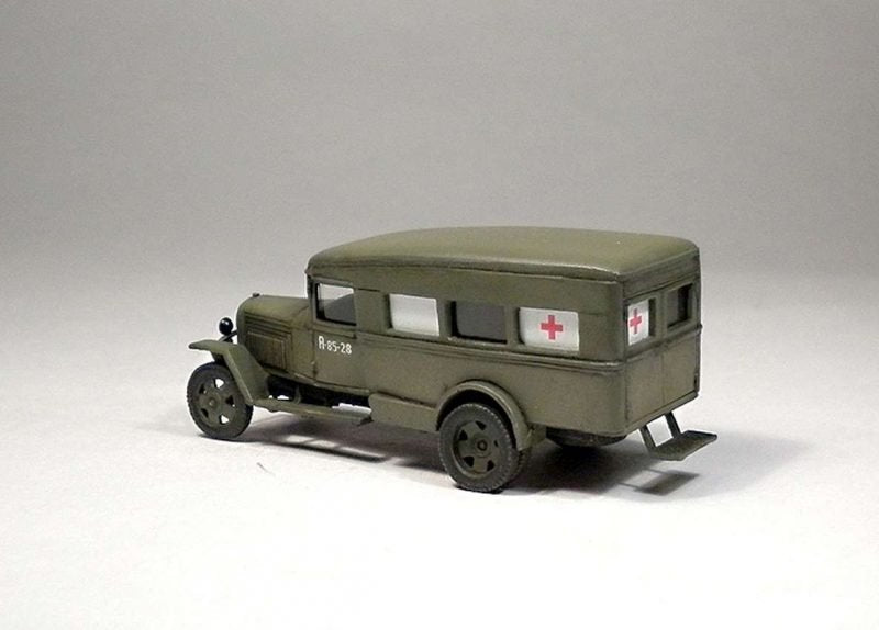 PST 72081 GAZ-55 Ambulance (m.1943) 1/72 – immagine 5