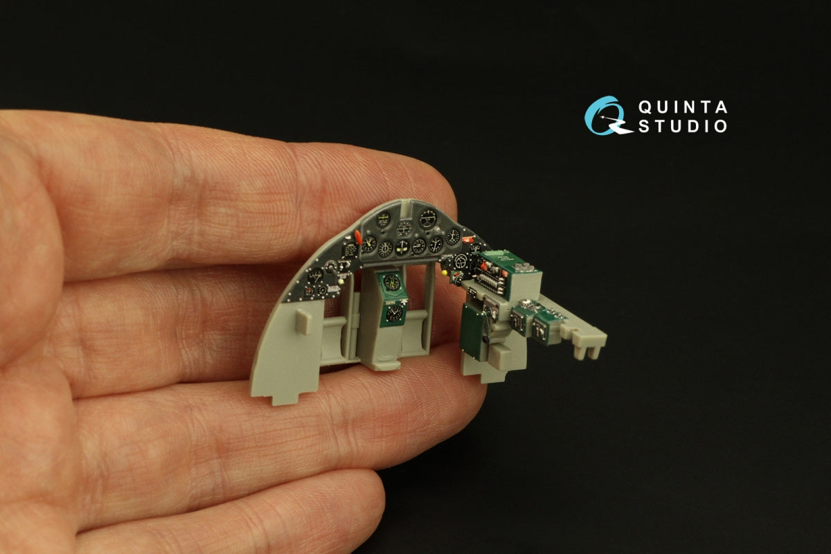 Quinta Studio QD32186 F4F-3 Wildcat 3D-Printed coloured Interior on decal paper (Trumpeter) 1/32 – immagine 9