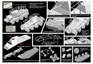 Dragon 7444 Sd.Kfz.263 Funkspahwagen (8-Rad) 1/72 – Bild 2