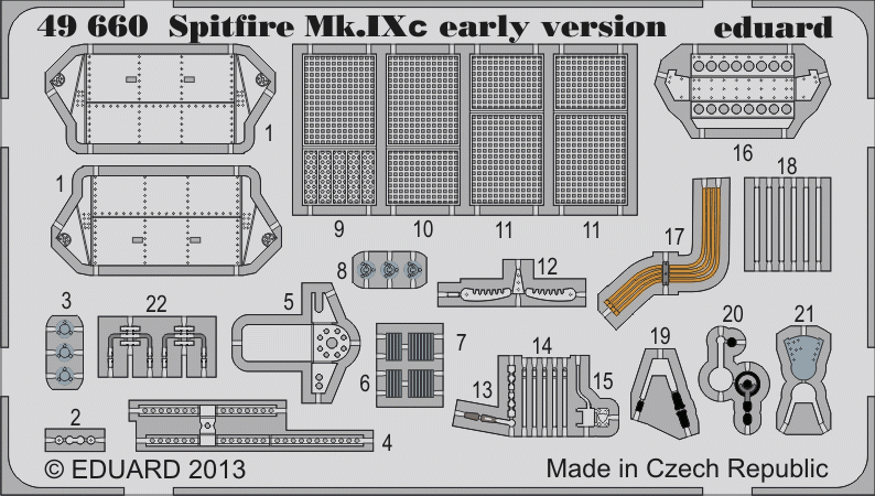 Eduard 49660 Spitfire Mk. IXc early version 1/48 EDUARD