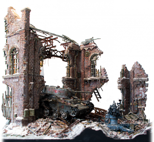 RT-Diorama 35303 Socle de diorama : « Usine de tracteurs de Stalingrad » 1/35 – image 2