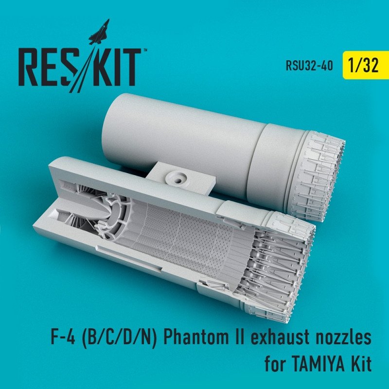 RESKIT RSU32-0040 Buses d&amp;#39;échappement pour F-4 B/C/D/N Phantom (kit Tamiya 1/32)