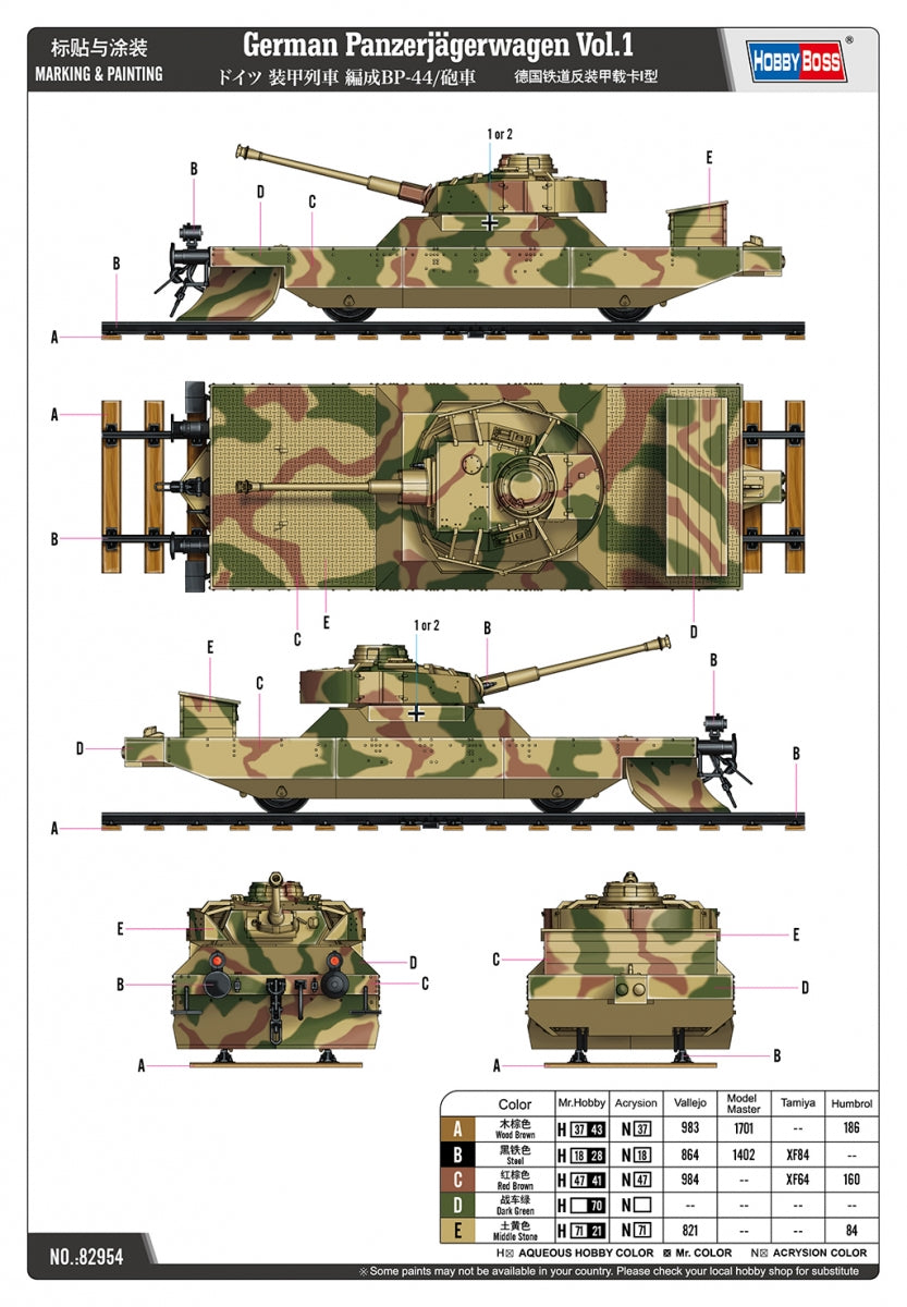 Hobby Boss 82954 German Panzerjägerwagen Vol.1 1/72 – Bild 2
