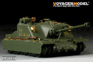Maquette Voyager PE35514 Char d&amp;#39;assaut lourd britannique A39 Tortoise de la Seconde Guerre mondiale pour MENG TS-002 au 1/35 – image 4