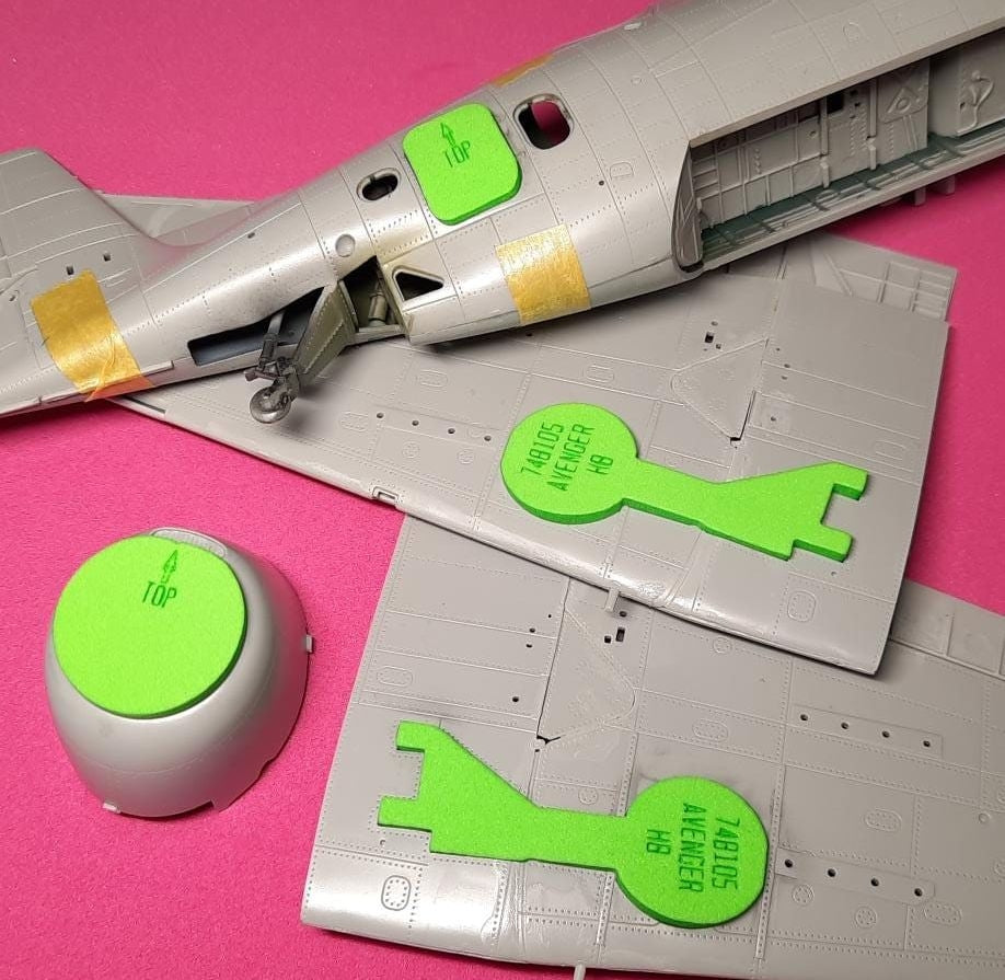 Bouchons de passage de roue Omask 748105 Avenger (pour Hobby Boss) 1/48 – image 2