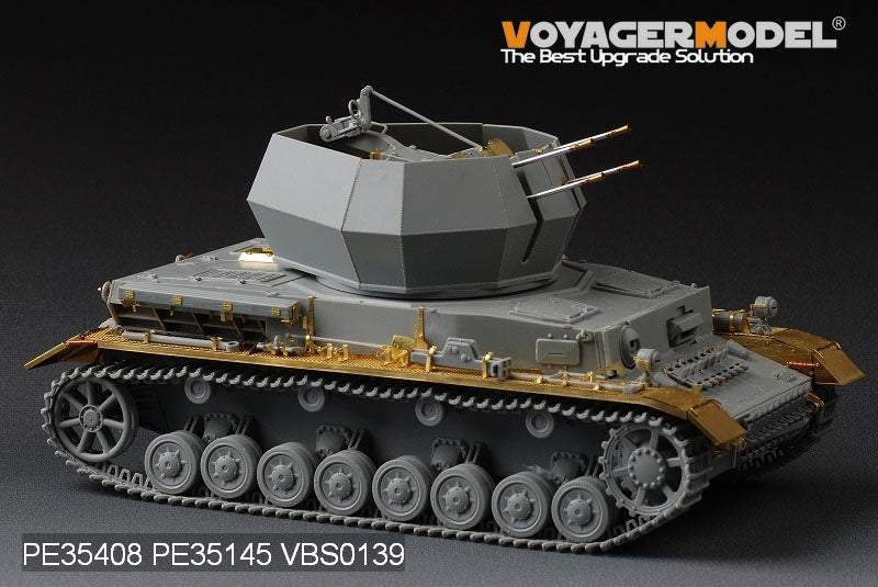 Voyager modèle PE35408 WWII Panzer allemand IV ausf G 20mm Flakpanzer IV &amp;quot;Wirbelwind&amp;quot; pour DRAGON 6342 1/35 – image 6
