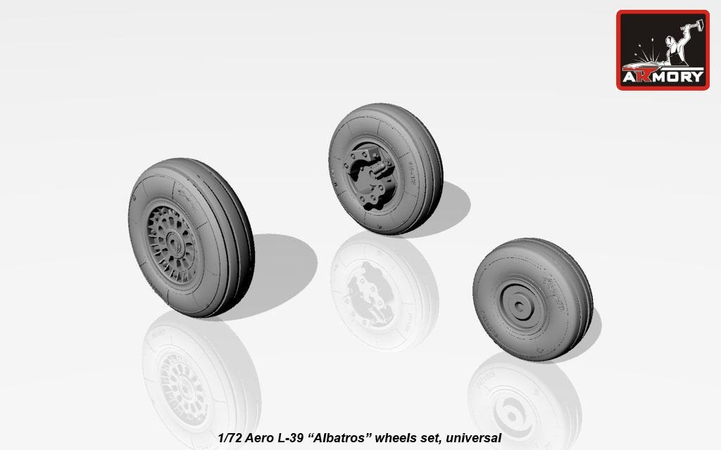 Armory Models AW72026 AERO L-39 Albatros wheels 1/72 – zdjęcie 3